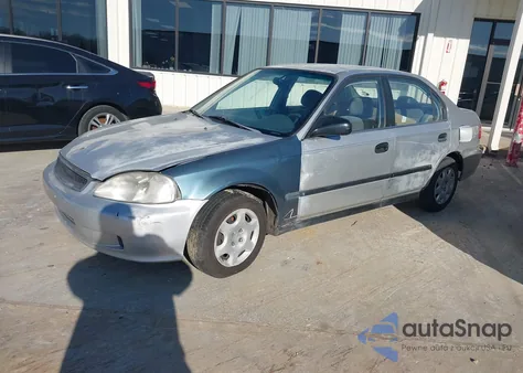 1999 Honda Civic Lx from USA, damaged, VIN 2HGEJ6678XH581295